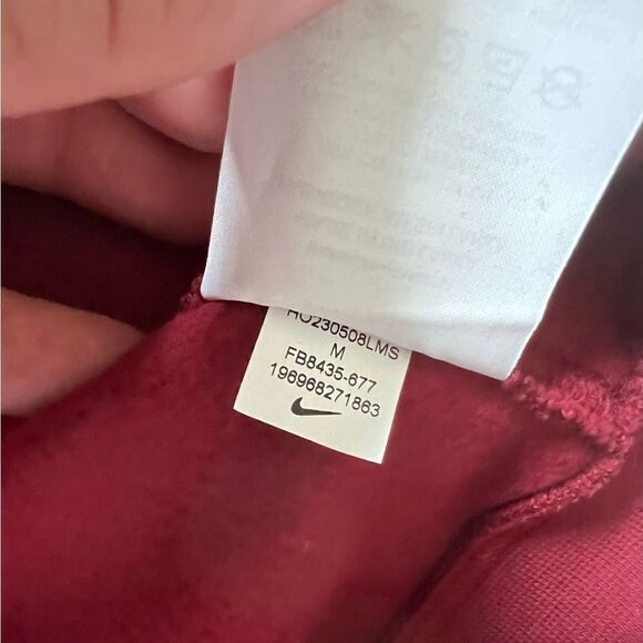 Nike NSW Club Crew Fleece Pullover Team Red - Picture 10 of 10